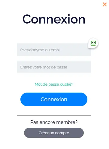 Connexion des membres du MyJackpot Casino