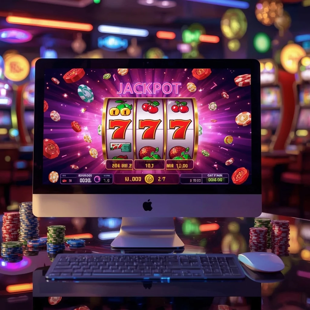slots sur le moniteur MyJackpot Casino