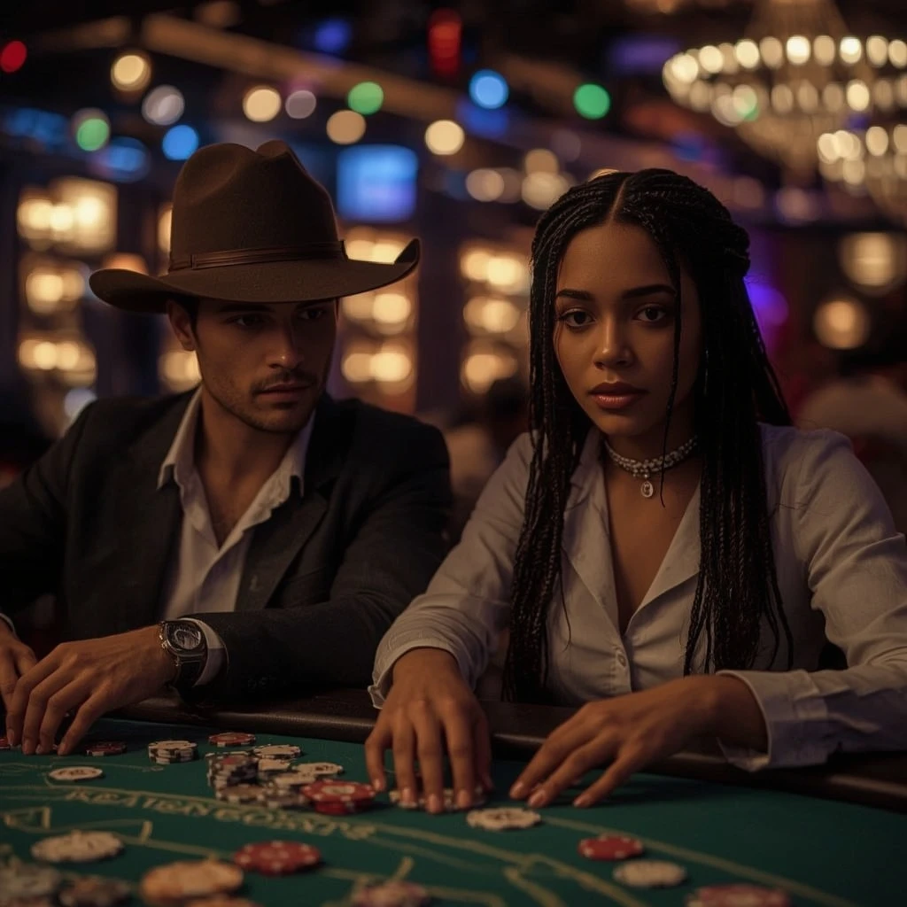 photo de deux joueurs de poker MyJackpot Casino